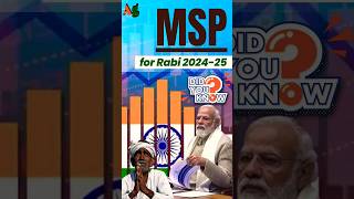 MSP for Rabi crops 202425  Hike in MSP  Rabi Crops shorts [upl. by Murrell]