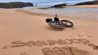 Sandwood Bay  Kinlochbervie  Sutherland Fatbiking Scotland [upl. by Erma]