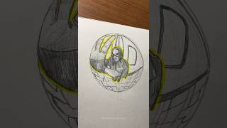 How to draw fish eye perspective  five point perspective drawing  pencilsketch pencildrawing art [upl. by Sofko]