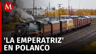 Locomotora La Emperatriz llega a CdMx ¿Dónde podrás verla [upl. by Delcina409]