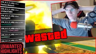 MrBossFTW gets his CAR MEETS DESTROYED and THREATENS online player GTA 5 Online LiveStream FAILS [upl. by Nagam]