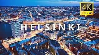 Helsinki Finland 🇫🇮 in 4K 60FPS ULTRA HD Video by Drone [upl. by Oirramed738]