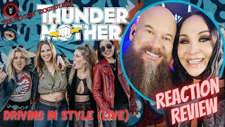 Metal couple REACTS and REVIEWS  Thundermother  Driving in Style LIVE [upl. by Matteo]