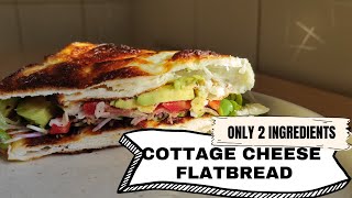 YOU CAN MAKE COTTAGE CHEESE FLATBREAD WITH ONLY 2 INGREDIENTS  HEALTHY amp HIGH PROTEIN [upl. by Combes662]