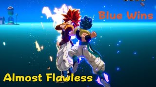 Gogeta Blue vs Gogeta SS4 casi flawless  Sparking Zero online [upl. by Ofloda]