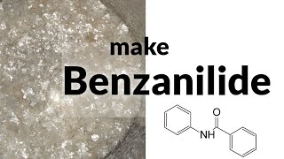 Benzanilide  Schotten Baumann Benzoylation [upl. by Cyrie]