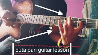 COD  Euta Pari  Guitar Easy lesson  🤟 Subu Bro [upl. by Clardy]