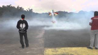 Yak54 Crash Giant RC 3D ACIDENTE AEROMODELO [upl. by Danete394]