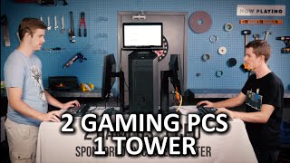 2 Gaming Rigs 1 Tower  Virtualized Gaming Build Log [upl. by Petta]