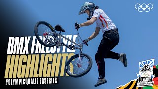 BMX Freestyle highlights from Shanghai  OlympicQualifierSeries [upl. by Attennaj]