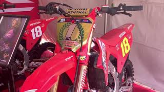 Jett Lawrence 2024 Championship Supercross CRF450 bike [upl. by Primaveras3]