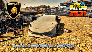 Lamborghini Huracan restoration  Car Mechanic Simulator 2021 [upl. by Haleemaj395]