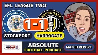 Stockport County 11 Harrogate Town  EFL League Two Match Report [upl. by Saree962]