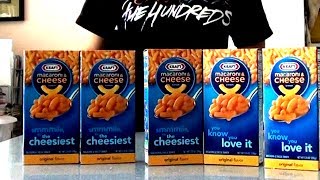 5minute Mac n Cheese Challenge  Matt Stonie [upl. by Dulcea]