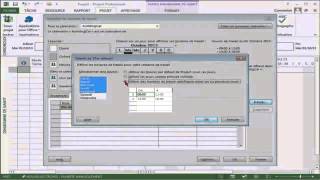 MsProject 2013 Demo Créer un calendrier du projet [upl. by Ayadahs]