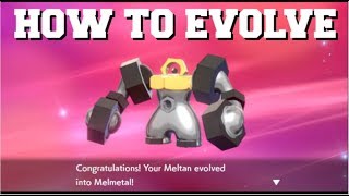 HOW TO EVOLVE MELTAN INTO MELMETAL WITHOUT POKEMON GO POKEMON SWORD AND SHIELD GUIDE [upl. by Fleisig305]