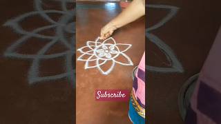 morning rangoli kolam [upl. by Clementas]