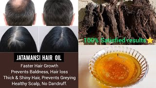 How to make Jatamansi Hair Oil  for hair growth scalp health and preventing baldness [upl. by Neri]