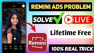 Remini App add problem Solve just ek setting me [upl. by Ehctav]