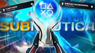 Subnautica Has The Scariest Platinum Trophies Ever [upl. by Lashoh]