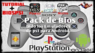 Bios para todo los Emuladores de Ps1 para AndroidTutorialAporte [upl. by Eenolem203]