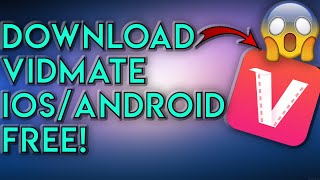 How To Download Vidmate AndroidiOS 🔥 Vidmate APK Download FREE [upl. by Calder]