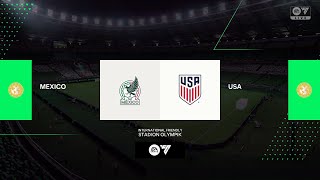 MEXICO vs USA  Friendly Match  FC 25 [upl. by Nainatrad]