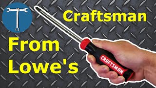 Tool Review New Craftsman screwdrivers from Lowe’s made by Stanley [upl. by Nhor830]