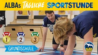 Grundschule 14  ALBAOlympiade  höher schneller weiter  ALBAs tägliche Sportstunde [upl. by Anik]