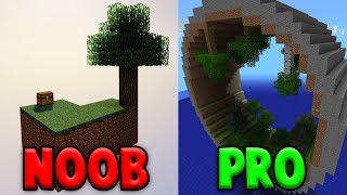 PRO EILAND VS NOOB EILAND Minecraft BuildBattle [upl. by Eseryt]