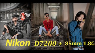 Nikon D7200 Photography with 85mm lens  Nikon D7200 Manual mode settings in Hindi [upl. by Reifinnej]