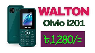 Walton Mobile Phone  Olvio i201 Powerful Torch Light 177Inch Display 1700mAH Battery [upl. by Ariad]