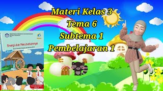 MATERI TEMATIK KELAS 3 SD TEMA 6 SUBTEMA 1 PEMBELAJARAN 1 [upl. by Sara-Ann218]