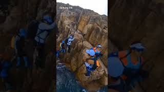 Cross the Cliffcliffside hongkongadventures trendingvideo likeandsubscribe [upl. by Noli]