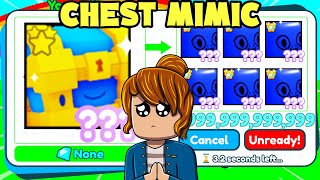 TRADING MY HUGE CHEST MIMIC IN AUCTION UPDATE pet simulator x [upl. by Alyce]