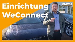 Die WeConnect App jetzt Volkswagen App Tutorial by STARKE Automobilgruppe [upl. by Nannahs]