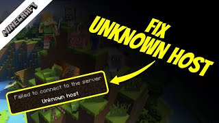 How to Fix Unknown Host in Minecraft TLauncher [upl. by Willcox431]