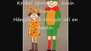 Krakel Spektakel med text [upl. by Anitsahs]