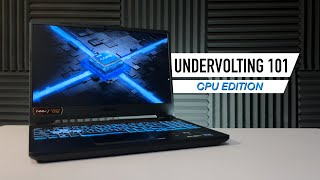 UNDERVOLTING 101 CPU EDITION ASUS TUF F15 [upl. by Htenywg352]