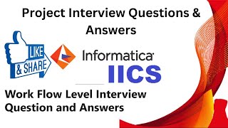 Informatica Interview Question and answers on Worklet or Task flow [upl. by Arocet948]