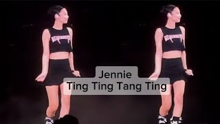 Jennie dance on Ting Ting Tang Ting song 😍🖤🩷BLACKPINK jennierubyjane blink editbyme [upl. by Ahsetra]