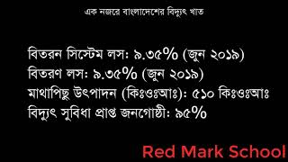 এক নজরে বাংলাদেশের বিদ্যুৎ খাত [upl. by Uel]