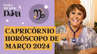 CAPRICÓRNIO  MARÇO de 2024 MÁRCIA FERNANDES faz PREVISÕES para o SIGNO [upl. by Auhsuoj64]