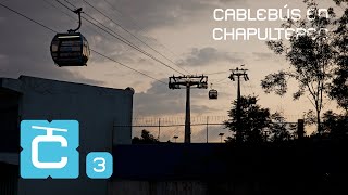 Un viaje nocturno por la Línea 3 del Cablebús [upl. by Naimaj]