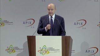 Alain Juppé au sommet de la francophonie de Dakar [upl. by Ahcsatan]