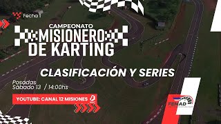 Campeonato Misionero de Karting Fecha 8 Oberá Misiones  Clasificaciones y Series  EN VIVO [upl. by Magree]