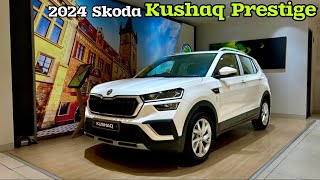 Skoda Kushaq Prestige PriceName amp Update 😳 Skoda Kushaq 2024 [upl. by Normalie]