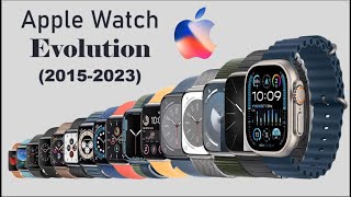 Evolution of Apple watch  From 2015 To 2023  History of Apple watch  Animated Slideshow [upl. by Clute]