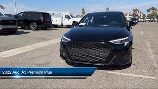 2022 Audi A3 Premium Plus Costa Mesa Newport Beach Irvine Huntington Beach Orange [upl. by Nyladnewg]