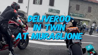 Deliveroo in twin at Muraglione [upl. by Blondie]